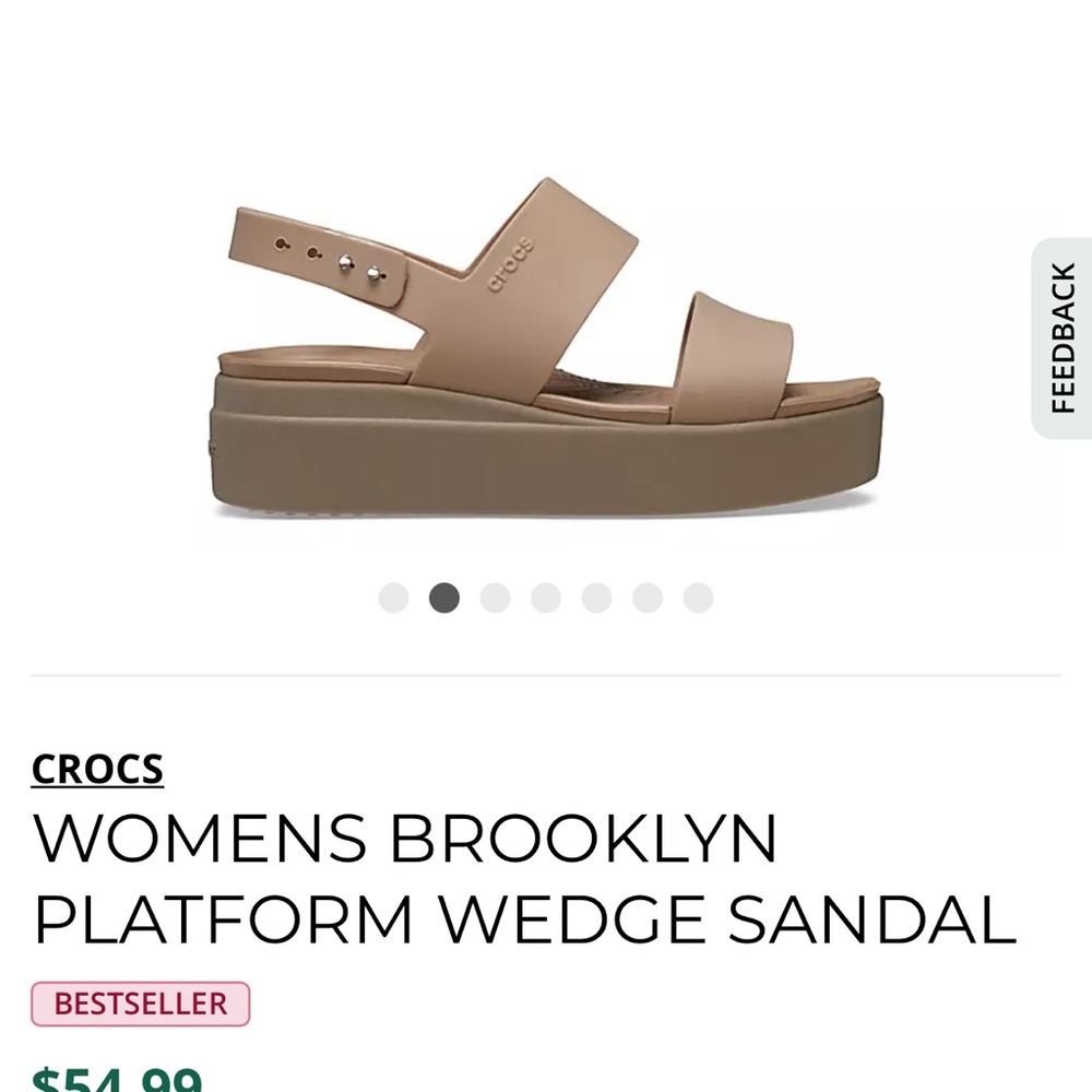 Brooklyn wedge crocs